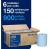 Essuie mains bleu Tork matic H1 advanced - 6 rouleaux 150 m