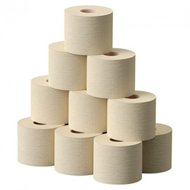 Papier toilette Renova 100% recyclé 3 épaisseurs, lot de 9