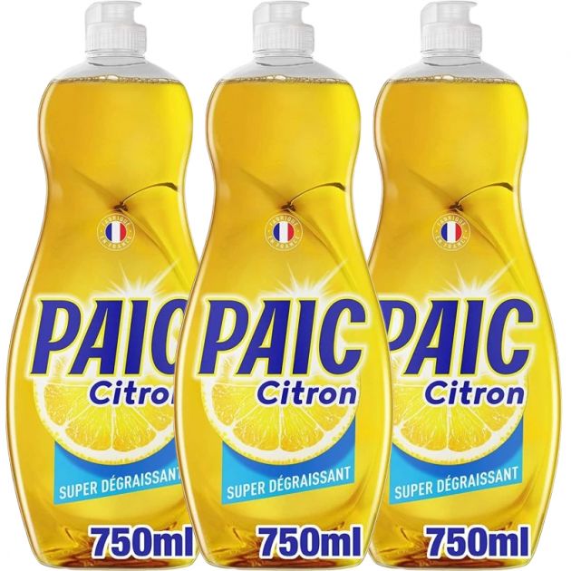 Korail Païta - 💧Facilitez-vous la vie et économisez du temps avec le  liquide vaisselle Paic citron ultra désincrustant et super dégraissant 🍽