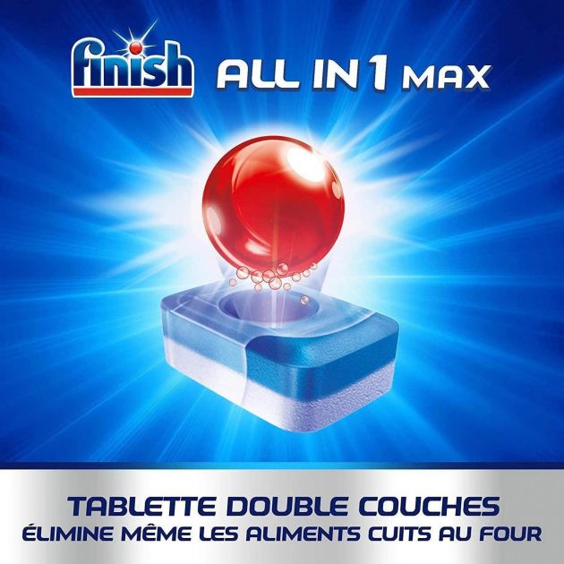Finish All-in-One Power Regular tablettes pour lave-vaisselle