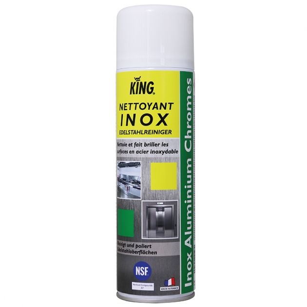 Spray nettoyant inox et chrome - 500 ml - WPRO