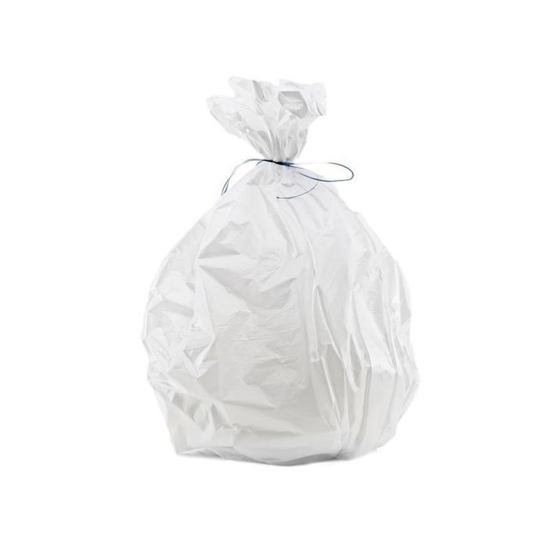 Sacs poubelles blancs - haute densité - 20 litres 35M - 1000 par