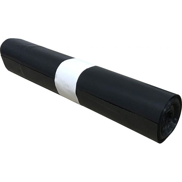Sac poubelle noir : 90 x 110 cm - SPT - BD - 55 µ - 10 sacs