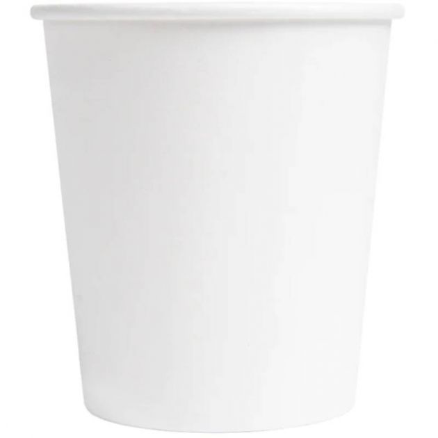 Gobelet carton blanc chaud froid x100