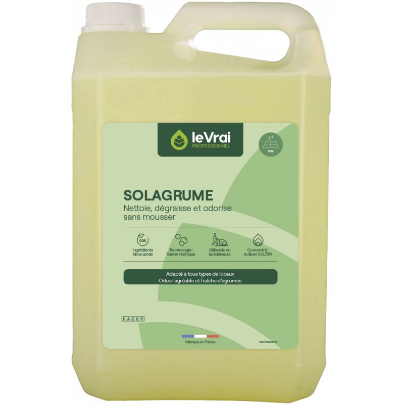 Nettoyant sol concentré Solagrume le Vrai Professionnel 5L