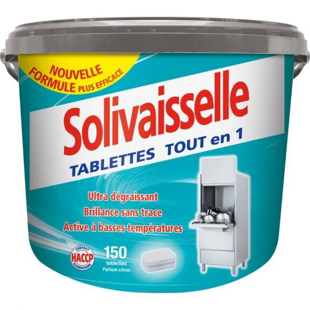 Tablette lave vaisselle tout-en-1 Solivaisselle