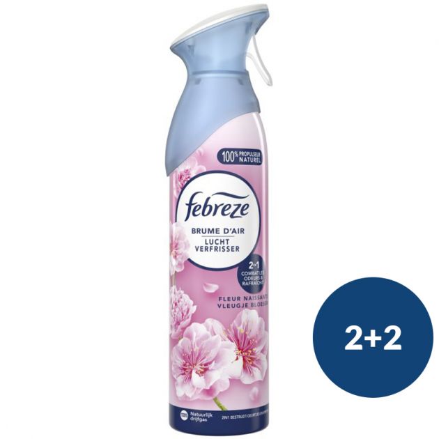 Désodorisant Febreze aérosol 185 ml 2+2