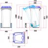 Conteneur poubelle 2 roues 120 L