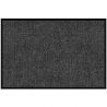 Tapis d'accueil grand trafic anti-poussières 100 x 150 cm gris anthracite