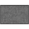 Tapis d'accueil grand trafic anti-poussières 100 x 150 cm gris