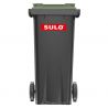 Conteneur poubelle 2 roues 120 L Citybac Sulo couvercle vert