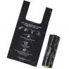 Lot de 2000 sacs rouleaux doogy - carton de 10 rouleaux de 200 - noir