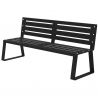 Banc public en métal à fixer Ballade