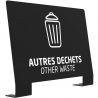 Plaque signalétique pour borne de tri sélectif Alitri autres déchets