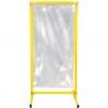 Support sur pied de sac poubelle fixeacier blanc 110 LRossignol jaune