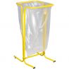 Support sur pied de sac poubelle fixeacier blanc 110 LRossignol jaune