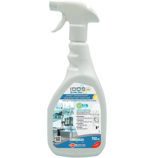 Spray dégraissant désinfectant IDOS DS PAE - 750 ml