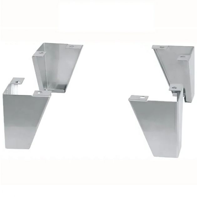 Pied pour vestiaire monobloc en inox