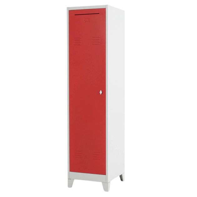 Vestiaire pompier monobloc en métal 1 case