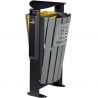 Poubelle exterieur tri selectif avec cendrier Arkea 2 x 60L recycle