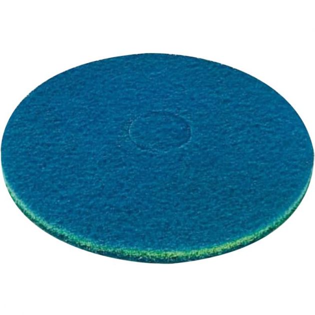 Disque bi-face lavage et lustrage bleu x 2