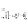 Marchepied pliable sécurisé avec plateforme plastique 2 marches dimensions