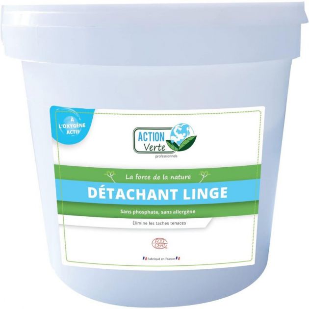 Action verte detachant linge 2 kg seau