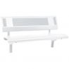 Banc oslo sans embase lg 1500 blanc