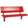 Banc oslo sans embase lg 1500 rouge