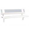 Banc oslo sans embase lg 1800 blanc