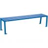 Banquette eco-resp silaos lames acier lg 1800mm bleu