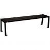 Banquette eco-resp silaos lames acier lg 1800mm noir