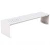 Banquette kub.Acier long 1800 mm blanc