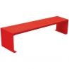 Banquette kub.Acier long 1800 mm rouge