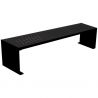 Banquette kub.Acier long 1800 mm noir