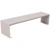 Banquette kub.Acier long 1800 mm gris