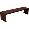 Banquette kub.Acier long 1800 mm marron