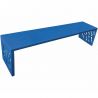 Banquette venise tout acier lg 1800 mm bleu