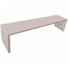 Banquette venise tout acier lg 1800 mm gris