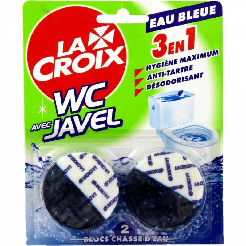 Bloc WC NET ENERGY 5 - Eau Bleue - Anti-Tarte - Fraîcheur Marine