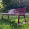 Banc acier avec accoudoirs 180 cm SILAOS