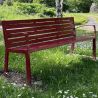 Banc acier avec accoudoirs 180 cm SILAOS