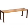 Banquette Procity Silaos chêne clair 120 cm marron