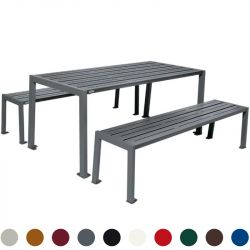 Table pique nique metal mobilier urbain français