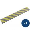 Mousse de protection carrosserie lot de 2 noir et jaune