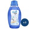 Désodorisant flacon mèche 375 ml Nicols - lot de 3 océan