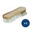 Brosse violon en nylon 17 cm - lot de 2