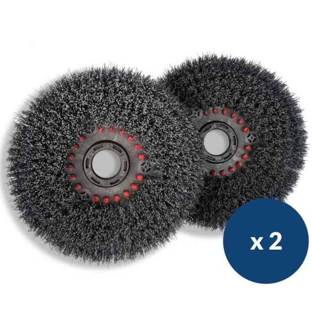 Brosse à récurer autolaveuse à batterie Numatic 244NX lot de 2