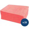 Lavette antibactérienne - lot de 25 rose