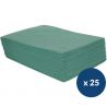 Lavette antibactérienne - lot de 25 vert